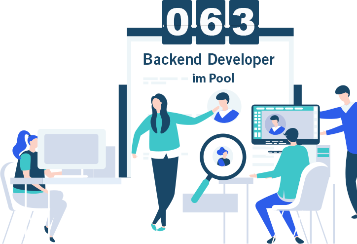 backend development freelancer graphic