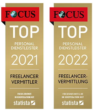 Top Personaldienstleister-2021-2022 Freelancer-Vermittler